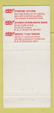 Matchbook Cover - 1956 Oldsmobile Haven Fender Body Winter Haven FL 30 Strike