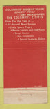 Matchbook Cover - Citizen Carrier Newspaper Columbus OH 30 Stick