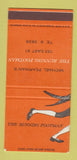 Matchbook Cover - Running Footman Michael Pearman Shoes SAMPLE 30 Strike