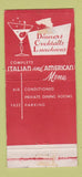 Matchbook Cover Mille's Michaelangelo Restaurant Milwaukee WI 21 Strike Feature