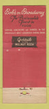 Matchbook Cover - Bob's on Broadway Restaurant Burlingame CA 21 Strike Feature