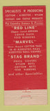 Matchbook Cover - Stag Brand Textiles Pittsburgh PA Chicago 21 Strike Feature