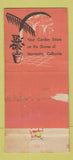 Matchbook Cover - Santa Barbara CA Biltmore Hotel WORN 30 Stick