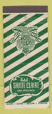 Matchbook Cover - Hotel Sainte Claire San Jose CA 30 Stick