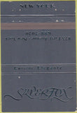 Matchbook Cover - Silverfox restaurant New York City 40 Strike