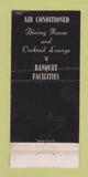 Matchbook Cover - Hotel Abbey New York City WEAR 30 Stick
