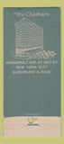 Matchbook Cover - Chatham Bar New York City 30 Stick