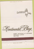 Matchbook Cover - Continental Plaza Chicago IL 40 Strike