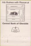 Matchbook Cover - Central Bank of Glendale CA 40 Strike