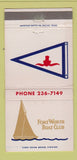 Matchbook Cover - Fort Worth Boat Club TX WEAR 30 Strike