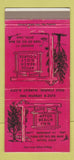 Matchbook Cover - Aptos Beach Inn CA 30 Strike