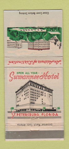 Matchbook Cover - Suwannee Hotel St Petersburg FL 30 Strike