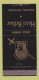 Matchbook Cover - Hotel Archer Rochester MN 30 Strike