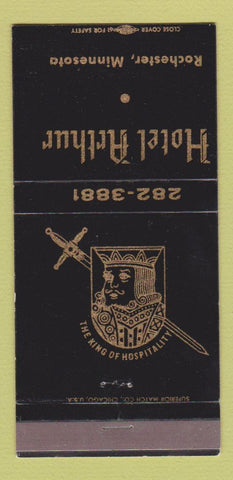 Matchbook Cover - Hotel Archer Rochester MN 30 Strike