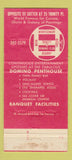 Matchbook Cover - Domino Club San Francisco CA girlie 30 Strike