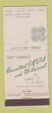 Matchbook Cover - Tony Yonadi's Homestead Golf Club Spring Lake NJ 30 Stick