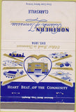 Matchbook Cover - Northern Bank of Clarksville TN 40 Strike