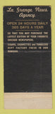 Matchbook Cover - Hotel Norrland La Grange IL Newspapers 30 Strike