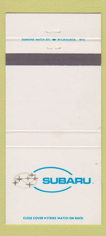 Matchbook Cover - Subaru  30 Strike