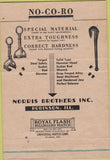 Matchbook Cover - Norris Bros Robinson IL oil well pumps 40 Strike