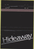 Matchbook Cover - Hideaway Cherry Hill NJ 40 Strike