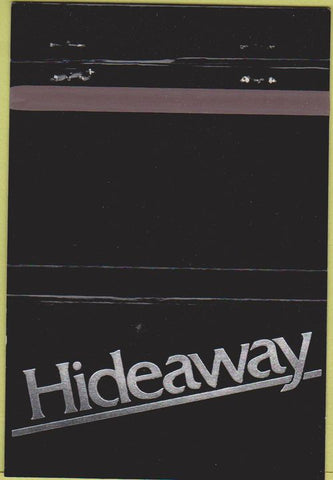 Matchbook Cover - Hideaway Cherry Hill NJ 40 Strike