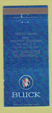Matchbook Cover - Thomasson Buick Opel Jonesboro AR 30 Strike