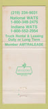 Matchbook Cover - Shamrock Ford Trucks South bEnd Elkhart IN 30 Strike