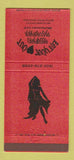Matchbook Cover - East Your Heart Out Restaurant Little Rock AR girlie 30 Strike