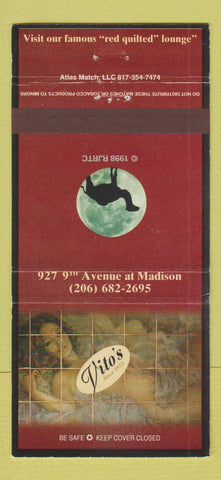 Matchbook Cover - Vito's New York City? Camel Cigarettes girlie 30 Strike
