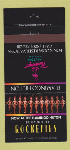 Matchbook Cover - Flamingo Hilton Hotel Las Vegas NV girlie 30 Strike