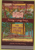 Matchbook Cover - Wagon Wheel Lodge Rockton IL 40 Strike