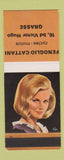Matchbook Cover - Fenoglio Cattani Motorcycles Grasse France SAMPLE WEAR #1