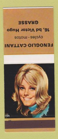 Matchbook Cover - Fenoglio Cattani Motorcycles Grasse France SAMPLE #2