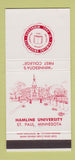 Matchbook Cover - Hamline University St Paul MN 30 Strike