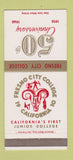 Matchbook Cover - Fresno City College CA 1960 30 Strike