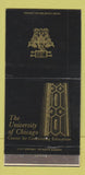 Matchbook Cover - University of Chicago IL 30 Strike