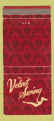 Matchbook Cover Velvet Swing St Louis MO Downtowner Motor Inns girlie 30 Strike
