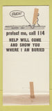 Matchbook Cover - Pacific Northwest Bell Telephone OR WORN 30 Strike