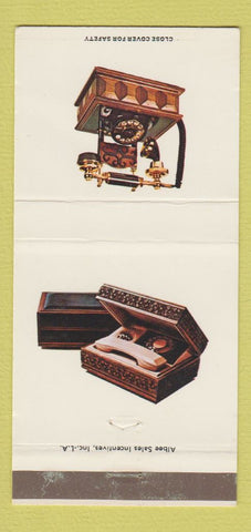 Matchbook Cover - Decorator Telephones General Telephone 30 Strike