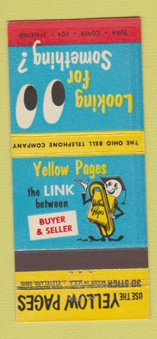 Matchbook Cover - Yellow Pages Phone Book Ohio Bell Telephone  30 Stick