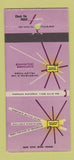 Matchbook Cover - Yellow Pages Phone Book Ohio Bell Telephone  30 Strike