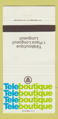Matchbook Cover - Tele Boutique Bell Telephone QC Longueuil 30 Strike
