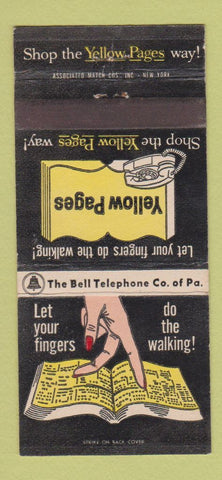 Matchbook Cover - Yellow Pages Telephone Book PA 30 Strike