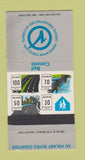 Matchbook Cover - Bell Canada Telephone Traffic Safety 30 Strike