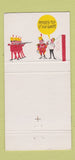Matchbook Cover - Bell Canada Telephone Traffic Safety 30 Strike