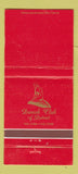 Matchbook Cover - Danish Club of Detroit MI girlie 30 Strike