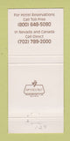 Matchbook Cover - MGM Grand Hotel Casino Reno NV 30 Strike