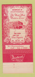 Matchbook Cover - Lulu Belle Restaurant Scottsdale AZ girlie 30 Strike