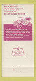 Matchbook Cover - Velvet Garter Saloon Carlsbad Caverns White City NM 30 Strike